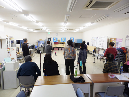 「交流サロン　スポーツ吹矢」の画像